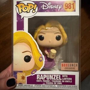Disney Rapunzel Vinyl Figure with Purple Dress and Lantern